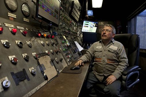 Control panel in a room